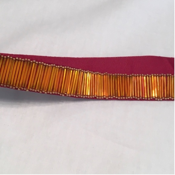 Elegant Burgundy and Gold Women\'s Belt main image 7